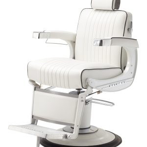Elite White Elegance Barber Chair