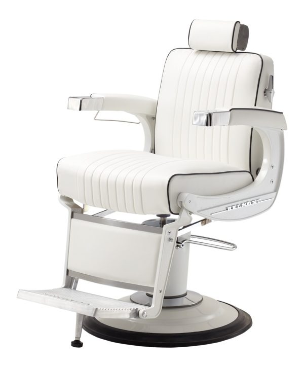 Elite White Elegance Barber Chair