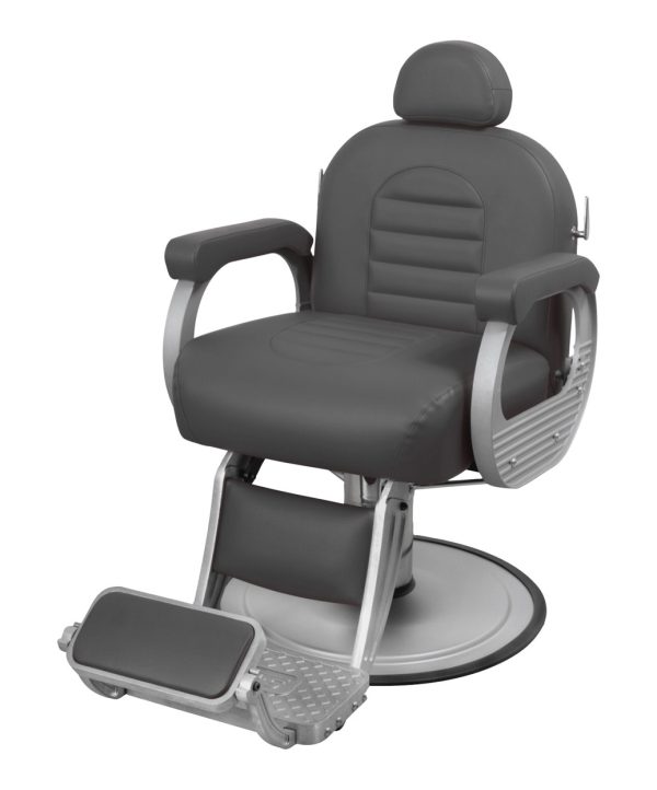 Black salon chair