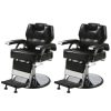2 K.O. PROFESSIONAL BARBER CHAIRS